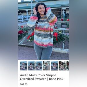 Multicolor Striped Women's Sweater